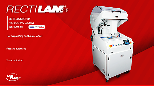 金相預(yù)磨機RECTILAM2.0法國朗普朗LAM PLAN